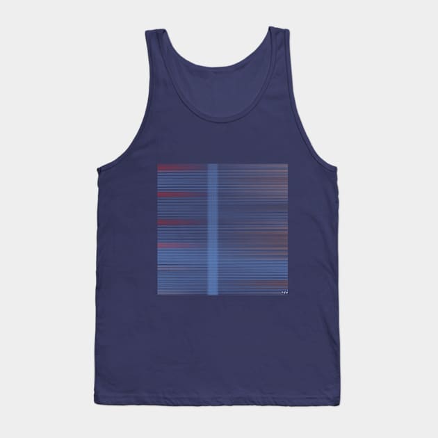 Modern, abstract and soft Color Lines Tank Top by Briandefo